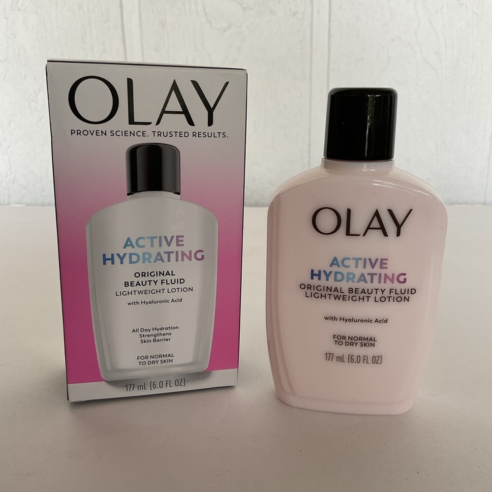 Olay Active Hydrating Original Beauty Fluid 6 ounces NWT